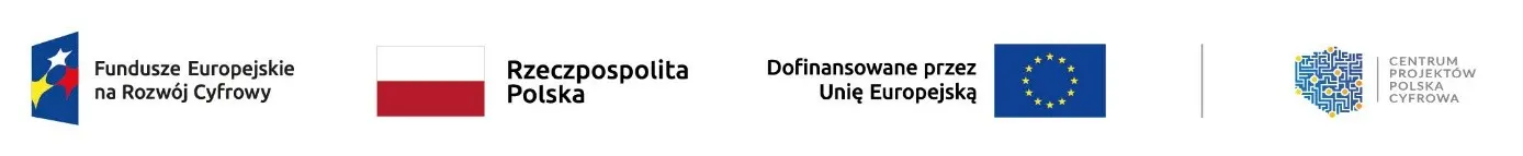 Belka z logotypami - Polska Cyfrowa